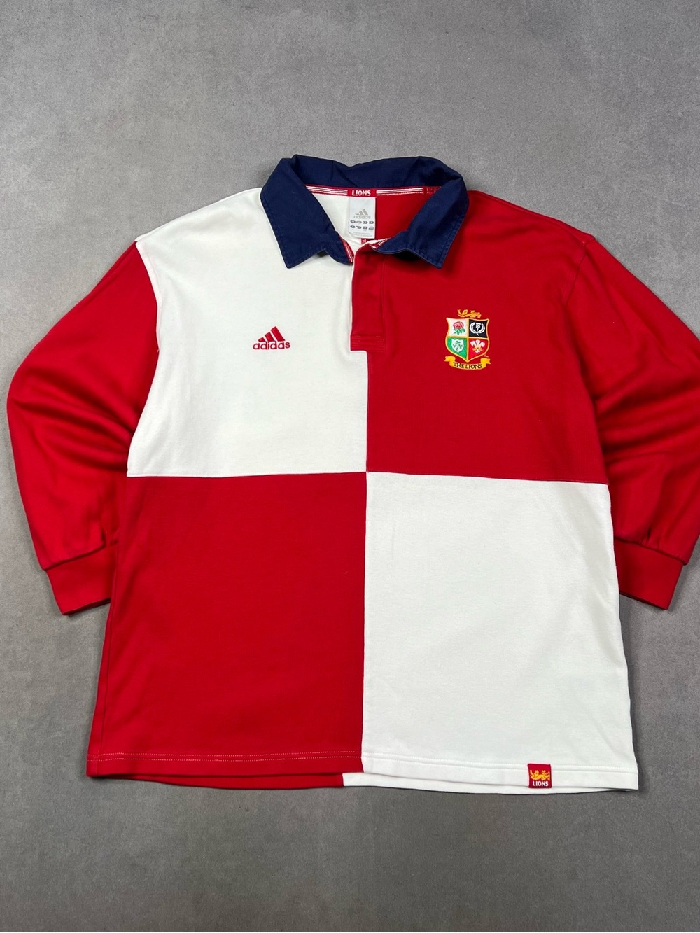 vintage Adidas British & Irish Lions 2005 rugby jersey